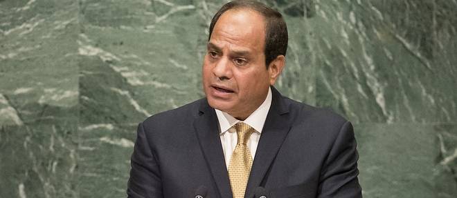 Le president egyptien Abdel Fattah al-Sissi a la tribune des Nations unies en septembre 2016.