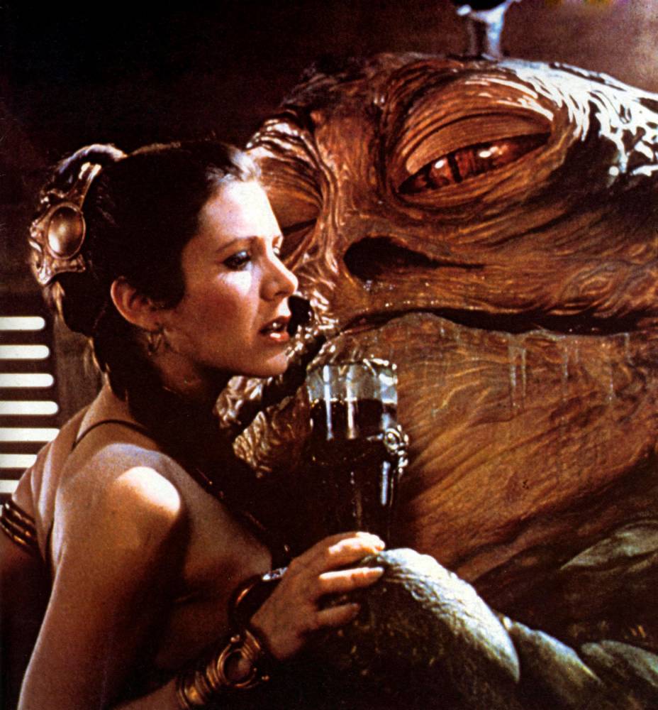 "Tandis que vous combattez le côté obscur avec vos manières légères et  lumineuses, je suis dans la fosse du Sarlacc, couverte par les sucs  organiques infâmes de Jabba" ©  Lucasfilm
