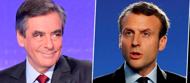 Francois Fillon et Emmanuel Macron.