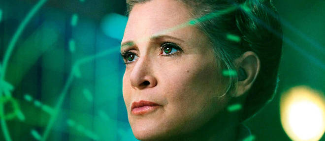 Carrie Fisher dans Star Wars 7 : le reveil de la Force.
