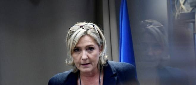 Marine Le Pen, candidate Front national a la presidentielle, a Paris le 9 decembre 2016