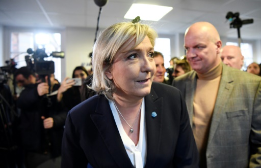 Marine Le Pen le 4 janvier 2017 à Paris © ALAIN JOCARD AFP