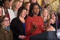 Michelle Obama fait ses adieux &agrave; la Maison-Blanche