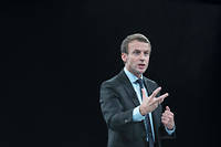 Emmanuel Macron a froissé quelques susceptibilités en s'exprimant en anglais devant un auditoire allemand. ©Sophie Dupressoir