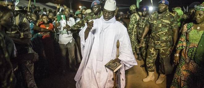 Yahya Jammeh, le president sortant de Gambie, a finalement accepte de quitter le pouvoir apres 22 ans a la tete du pays (ici en novembre 2016).