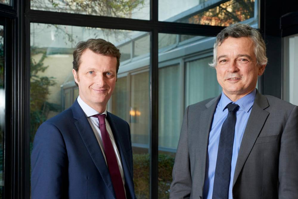 Serge Binet, fondateur et PDG de Prim'X (à droite) et Nicolas Bachelier (à gauche), son directeur commercial. © Thierry Foulon 