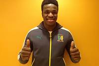 Le gardien du Cameroun Fabrice Ondoa se prépare pour le match décisif de samedi 28 janvier contre le Sénégal. 
