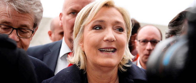 La patronne du FN a "toujours pense que ce serait Emmanuel Macron" qui lui ferait face si elle passait le premier tour.