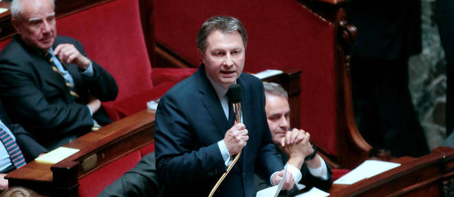 Le depute du Nord et soutien de Nicolas Sarkozy a la primaire, Sebastien Huyghe.
