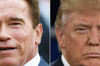 Trump s'en prend &agrave;&nbsp;Schwarzenegger, son successeur &agrave; la t&eacute;l&eacute;