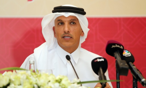 Le ministre des Finances qatarien Ali Shareef Al-Emadi, à Doha au Qatar, le 8 novembre 2015 © KARIM JAAFAR AL-WATAN DOHA/AFP/Archives