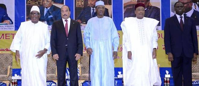 Lundi, 6 fevrier 2017 a Bamako, au Mali : le 3e Sommet extraordinaire des chefs d'Etat et de gouvernement des pays membres du G5 Sahel s'ouvre.