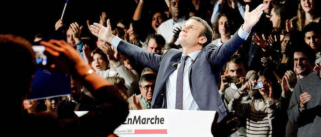 Emmanuel Macron a Paris le 10 decembre 2016.  