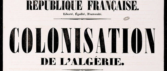 Colonisation de l'Algerie : un avis aux ouvriers publie en 1848.