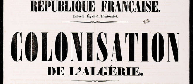 Colonisation de l'Algerie : un avis aux ouvriers publie en 1848.