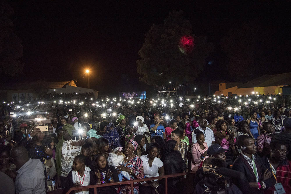 Ségou. Concert de Salif Keïta au Festival sur le Niger.