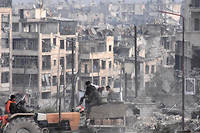 Syrie&nbsp;: d&eacute;monstration de force de l'arm&eacute;e avant l'ouverture des n&eacute;gociations