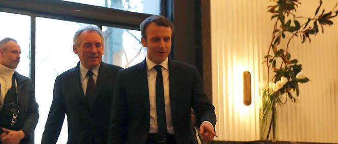 Emmanuel Macron et Francois Bayrou avaient donne rendez-vous au Palais de Tokyo pour sceller leur alliance. 