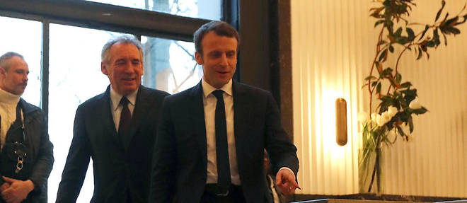 Emmanuel Macron et Francois Bayrou avaient donne rendez-vous au Palais de Tokyo pour sceller leur alliance. 