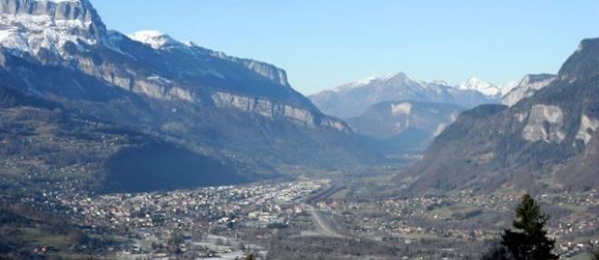 La Vallee de l'Arve et Annemasse (Haute-Savoie) le 7 janvier 2015