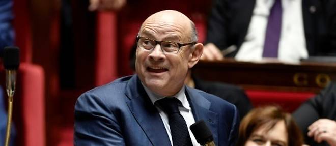 Le secretaire d'Etat au Developpement, Jean-Marie Le Guen a l'Assemblee nationale a Paris, le 31 janvier 2017, a porte la charge la plus violente contre Benoit Hamon