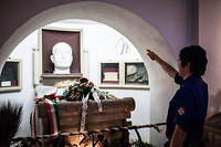 Le mausolée pompeux de Mussolini à Predappio. En principe, l'éloge du fascisme est interdit en Italie. ©CITIZENSIDE/PIERO CRUCIATTI