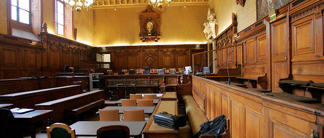 Cour d'assises speciale, au palais de justice a Paris.