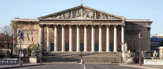 Le Palais-Bourbon abrite l'Assemblee nationale et ses 577 deputes.