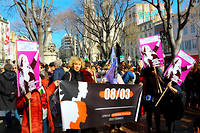 8 mars&nbsp;: manifestations dans toute la France pour les droits des femmes