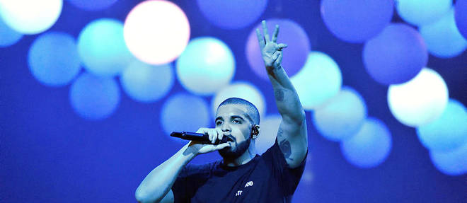 Drake en concert à l'AccorHotels Arena à Paris, le 12 mars 2017. ©SADAKA EDMOND/SIPA