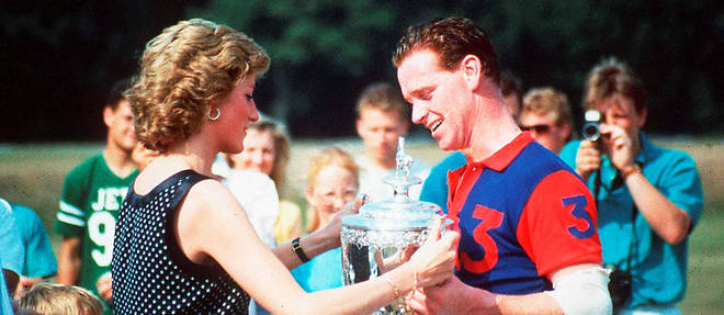 La princesse Diana et James Hewitt, en 1994.