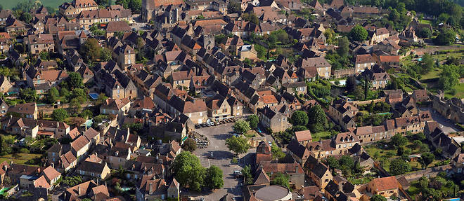 Le village de Domme en Dordogne.