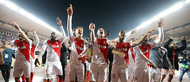 Pour la deuxieme fois en trois ans, Monaco se qualifie pour les quarts de finale de la Ligue des champions.