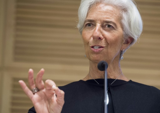 La directrice du FMI Christine Lagarde, à Washington, le 3 novembre 2016 © SAUL LOEB AFP/Archives