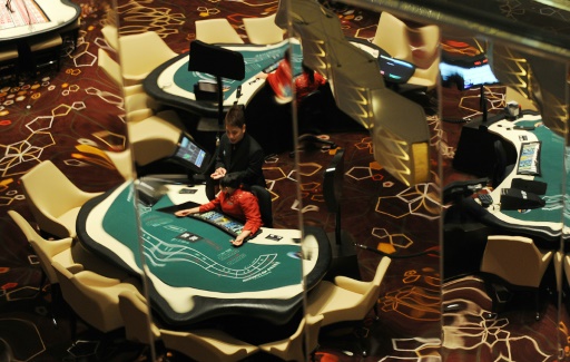 Une salle de casino à Macao, le 1er juin 2009 © Mike CLARKE AFP/Archives