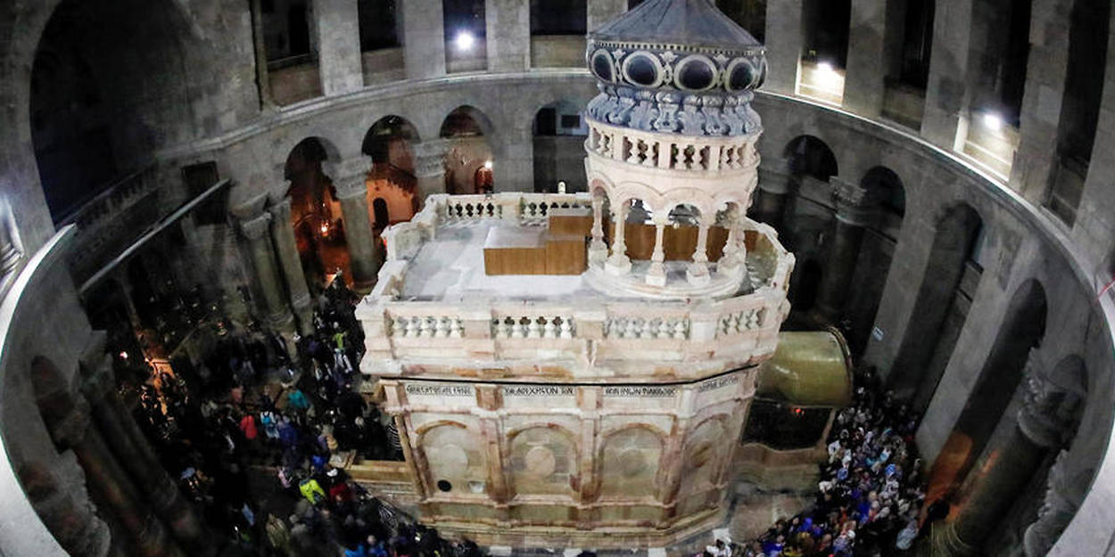 de vraies photos du tombeau de Jésus