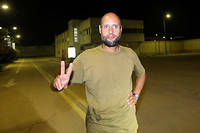 Saïf al-Islam (ici à Tripoli en 2011) vient d'être libéré par la tribu rebelle de Zintan, qui le retenait prisonnier depuis cinq ans. ©IMED LAMLOUM