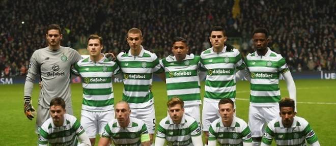 L'equipe du Celtic lors d'un match a Glasgow, le 23 novembre 2016