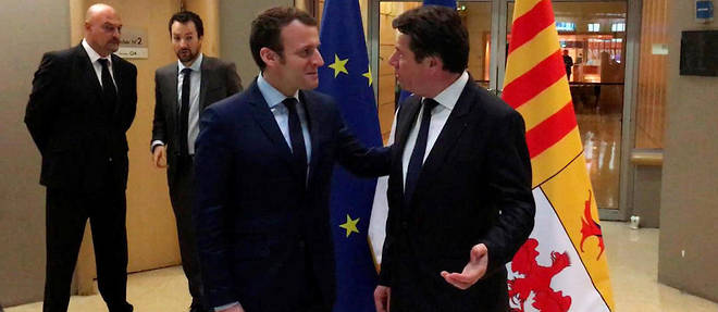 Chirstian Estrosi et Emmanuel Macron se sont rencontres le 1er avril. 
