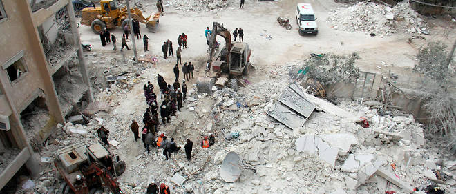 Les bombardements sont quotidiens en Syrie. (Illustration.)