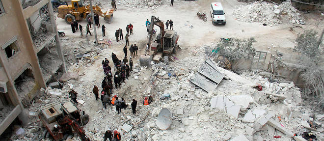 Les bombardements sont quotidiens en Syrie. (Illustration.)