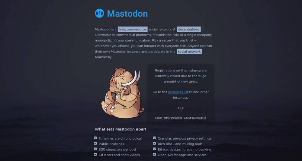 Mastodon : le réseau social qui nous botte, mais qui plante