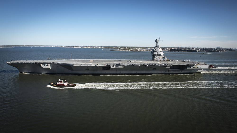 Le futur porte-avions nucléaire américain prend (enfin) la mer