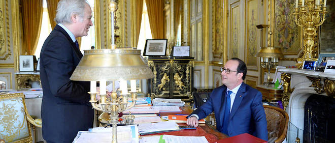 Debut avril, Franz-Olivier Giesbert a longuement confesse Francois Hollande au palais de l'Elysee.