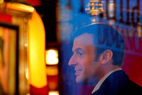 Emmanuel Macron&nbsp;: sa nuit &agrave; La Rotonde