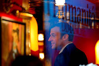 Emmanuel Macron&nbsp;: sa nuit &agrave; La Rotonde