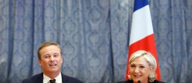 Le Pen et Dupont-Aignan scellent leur alliance controversee