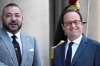 Hollande accueille Mohammed VI &agrave; l'&Eacute;lys&eacute;e avant la fin de son mandat