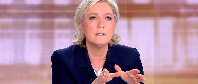 Marine Le Pen ne parla pas de son programme. 