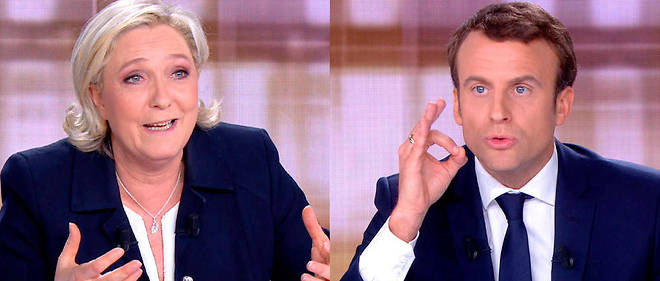 Le debat entre Marine Le Pen et Emmanuel Macron a ete tres suivi.